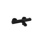 Mitigeur bain / douche thermostatique mural, noir mat, kramer colors