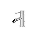 Mitigeur de bidet monotrou avec mousseur orientable, chrome, goodhome owens
