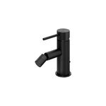 Mitigeur de bidet monotrou avec mousseur orientable, noir mat, goodhome owens