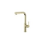 Mitigeur de cuisine dor� avec douchette essebagno pure ii