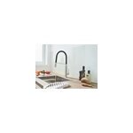 Mitigeur de cuisine avec douchette chrom noir grohe feel