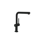 Mitigeur de cuisine avec douchette noir mat hansgrohe talis m 54 bec droit Mitigeur de cuisine avec douchette noir mat hansgrohe talis m 54 bec droit