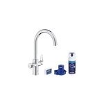 Mitigeur de cuisine filtrant chromé grohe blue pure curve brillant Mitigeur de cuisine filtrant chromé grohe blue pure curve brillant