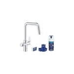 Mitigeur de cuisine filtrant chrom grohe blue pure start brillant