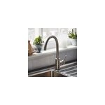 Mitigeur de cuisine haut en laiton chrom� h. 33, 5 cm, cooke & lewis katiki