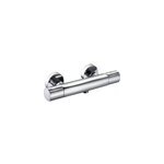 Mitigeur de douche thermostatique mural, chrome, essebagno carra