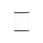 Module en verre pour barrière de piscine en aluminium gris 1m Module en verre pour barrière de piscine en aluminium gris 1m