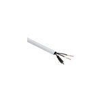 Moulure dcorative demi - circulaire d - line 16x08 mm blanche 2 m