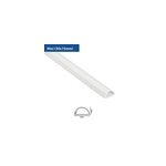 Moulure dcorative demi - circulaire d - line 30x15 mm blanche 2 m