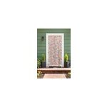 Moustiquaire de porte en coton feuillage multicouleurs l. 225 x l. 140cm jardiline