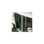 Moustiquaire de porte plissée en alu blanc kocoon 120 x h. 220 cm Moustiquaire de porte plissée en alu blanc kocoon 120 x h. 220 cm
