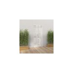Moustiquaire rideau pour porte en kit recoupable 230 x 100 cm ivoire - mousti - kit