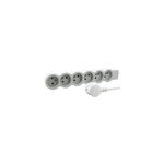 Multiprise 6 prises legrand blanc et gris 3 m