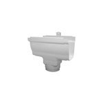 Naissance de gouttière elegante blanc centrale fitt Naissance de gouttière elegante blanc centrale fitt