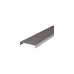 Nez de cloison aluminium alu 10 x 74 mm l. 2, 6 m