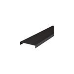 Nez de cloison aluminium noir 10 x 74 mm l. 2, 6 m