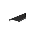 Nez de cloison aluminium noir 10 x 78 mm l. 2, 6 m