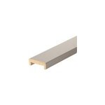 Nez de cloison mdf blanc 19 x 68 mm l. 2, 58 m