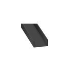 Nez de cloison pvc anthracite 20x54x20 - 2, 60m
