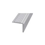 Nez de marche alu anodisé incolore 25 x 5 mm, 2 m Nez de marche alu anodisé incolore 25 x 5 mm, 2 m