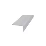 Nez de marche aluminium brut 45 x 23 mm, 2 m