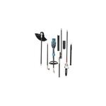 Outil de jardin multifonctions sans fil sur batterie 2 x 18v erbauer, taille - haie, coupe - bordures, ...