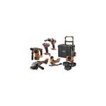 Pack 5 outils �lectroportatifs sans fil aeg aeg5ckbl1 - 503rb