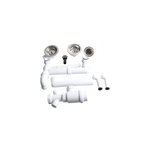 Kit de vidage b manuel �vier avec panier acier inoxydable 1, 5 ou 2 bacs