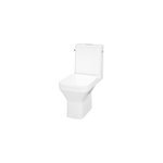 Pack wc � poser sans bride vortex avec abattant d�clipsable et frein de chute, sortie horizontale, goodhome ...