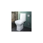 Pack wc � poser sans bride vortex avec abattant d�clipsable et frein de chute, sortie horizontale, goodhome ...