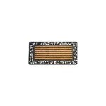 Paillasson caoutchouc grille l. 45 x l. 75 cm