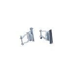 Paire de supports rglables pour tablette radiateur largeur 10  14, 5 cm.