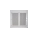 Vitrage tamisant rayures horizontales poly - lin passe - tringle seraphine blanc h. 90 x l. 45cm rocle ...