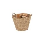 Panier  bches et granuls en jacinthe d eau tresse  la main le marquier pipa