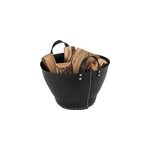 Panier � b�ches en pneu recycl� dixneuf paros noir