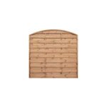 Panneau arc de clôture arve 2 en bois traité marron ép. 30 mm l. 180 x h. 180 cm Panneau arc de clôture arve 2 en bois traité marron ép. 30 mm l. 180 x h. 180 cm