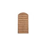 Panneau arc de clôture arve 2 en bois traité marron ép. 30 mm l. 90 x h. 180 cm Panneau arc de clôture arve 2 en bois traité marron ép. 30 mm l. 90 x h. 180 cm