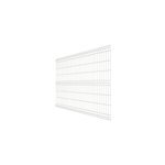Panneau de clture grillag arista blanc 150 x 200 cm
