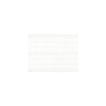Panneau de clture grillage blooma louga blanc 198, 5 x h. 153 cm