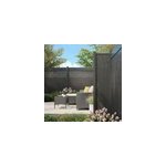 Panneau curlini neva klikstrom l. 179 x h. 44 cm aluminium anthracite