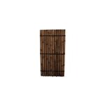 Panneau droit décoratif en demi - bambou brun / noir l. 90 x h. 180 cm Panneau droit décoratif en demi - bambou brun / noir l. 90 x h. 180 cm