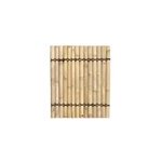 Panneau droit décoratif en demi - bambou naturel l. 100 x h. 120 cm Panneau droit décoratif en demi - bambou naturel l. 100 x h. 120 cm