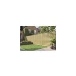 Panneau droit de cl�ture en bois trait� �p. 25 mm l. 180 x h. 180 cm