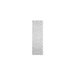 Panneau japonais curve blanc et gris l. 45 x h. 260cm madeco