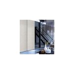 Panneau japonais tamisant effet lin beige l. 45 x h. 260cm madeco