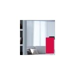 Panneau japonais tamisant madeco luxe rouge l. 45 x h. 260 cm
