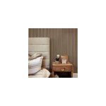 Panneau tasseau mural acoustique d�coratif vertigo en mdf - effet bois ch�ne clair, h. 250 x l. 30cm