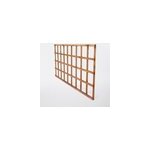 Panneau treillis ajouré en pin forme rectangulaire l. 91 x h. 183 cm Panneau treillis ajouré en pin forme rectangulaire l. 91 x h. 183 cm