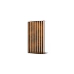 Panneau tube 16 cm pour pergola coloris rouille dim. totales. h. 225 x l. 120 cm 4alu