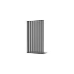 Panneau tube 16 cm pour pergola gris anthracite 7016 h. 225 x l. 120 cm 4alu